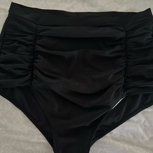 COCOPEAR Womens Ruched high waisted bikini bottoms